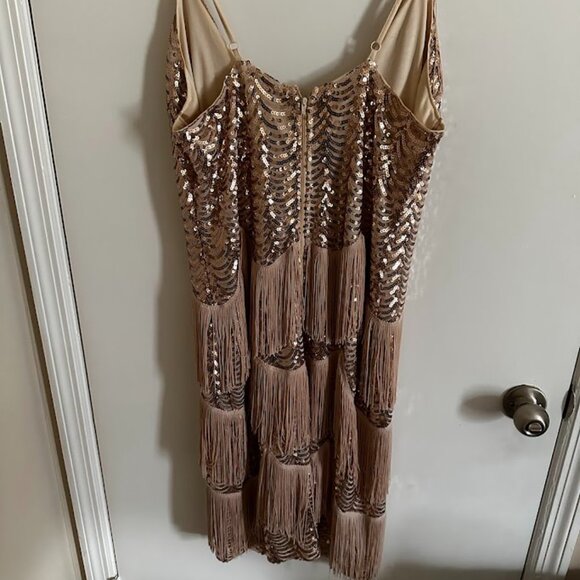 Fashion Nova Fringe Dress - New - Picture 3 of 5